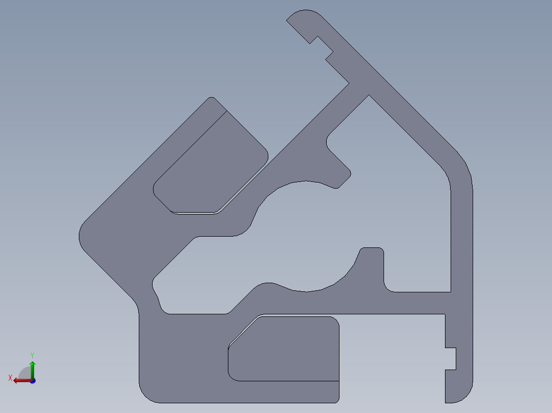 铝型材及其附件1.21.30.030030.R45后视图
