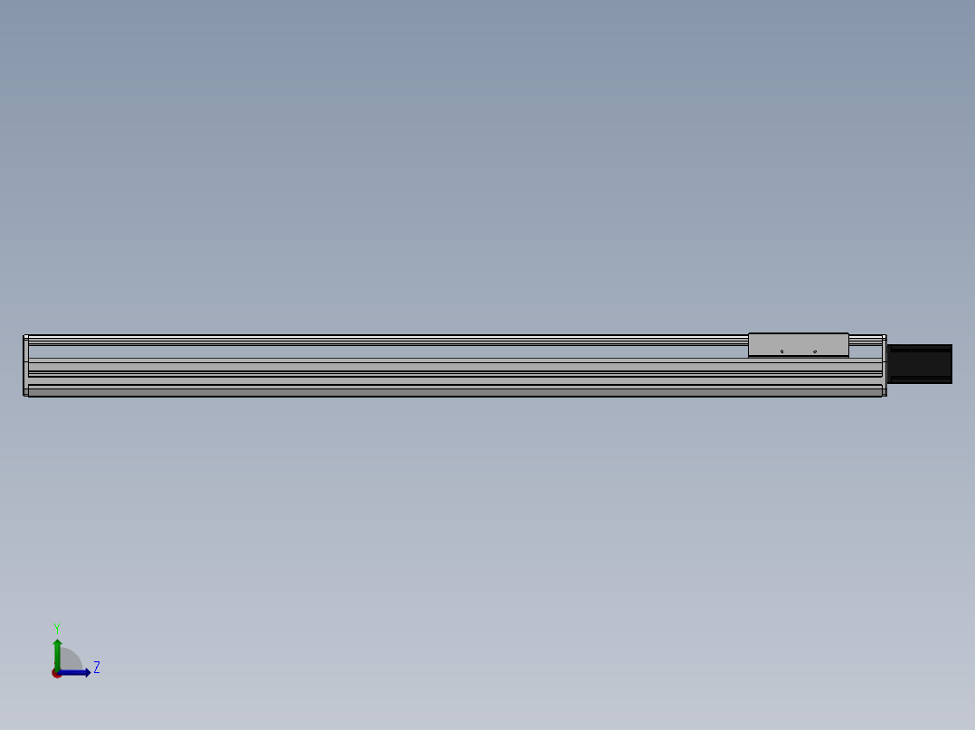 精密模组MY170-T10-1050L-BC-P40B-C4-C左视图
