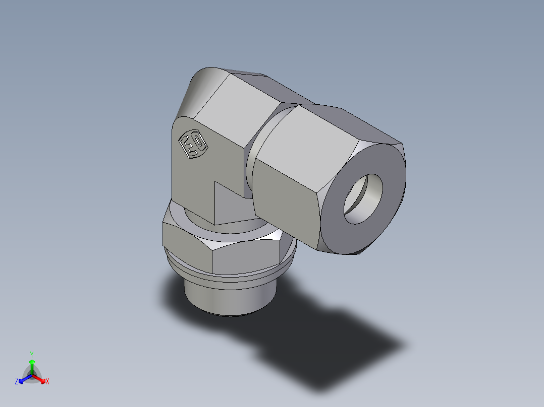 卡套式工业通用硬管接头EO_Adjustable_Locknut_elbow_WEE10ZSRCF