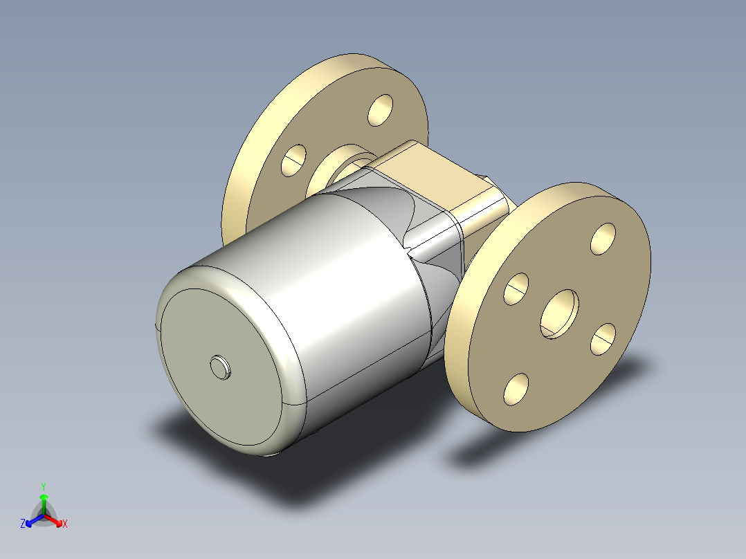 12DKPOAMCP DA 气动隔膜阀双作用与固定法兰，钻孔ANSI B16.5条款150 FF。面对面根据EN 558-1 PP-H正等轴测图