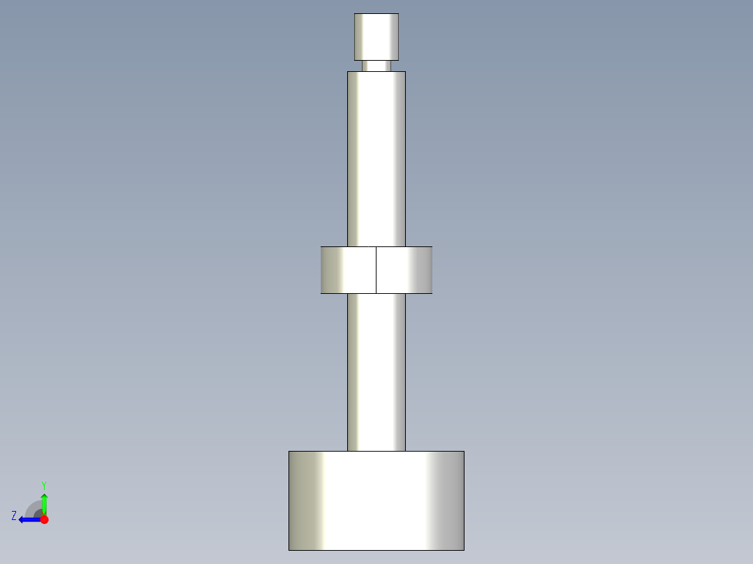 扭力調整螺絲(A型)BJ738-A-3D多系列多零件图纸模型右视图