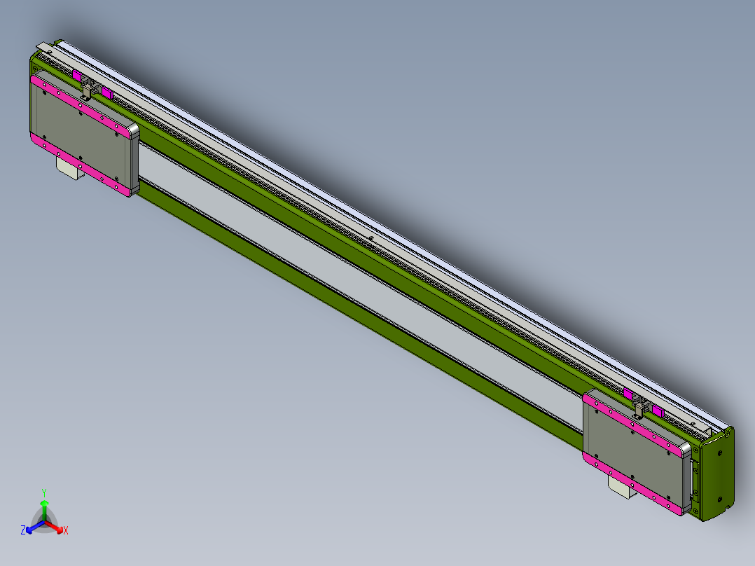 威洛博LC系列3d模型模组2LC14S2Y-S900正等轴测图