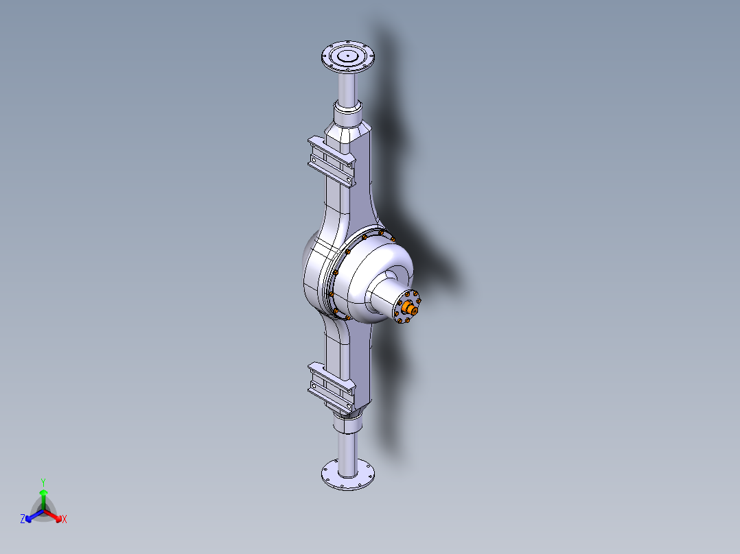 P049-两吨货车的后驱动桥设计【三维catia】