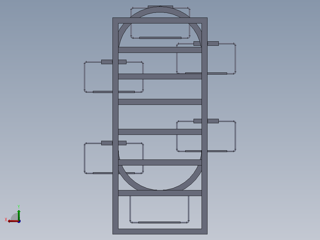旋转停车概念--sw后视图