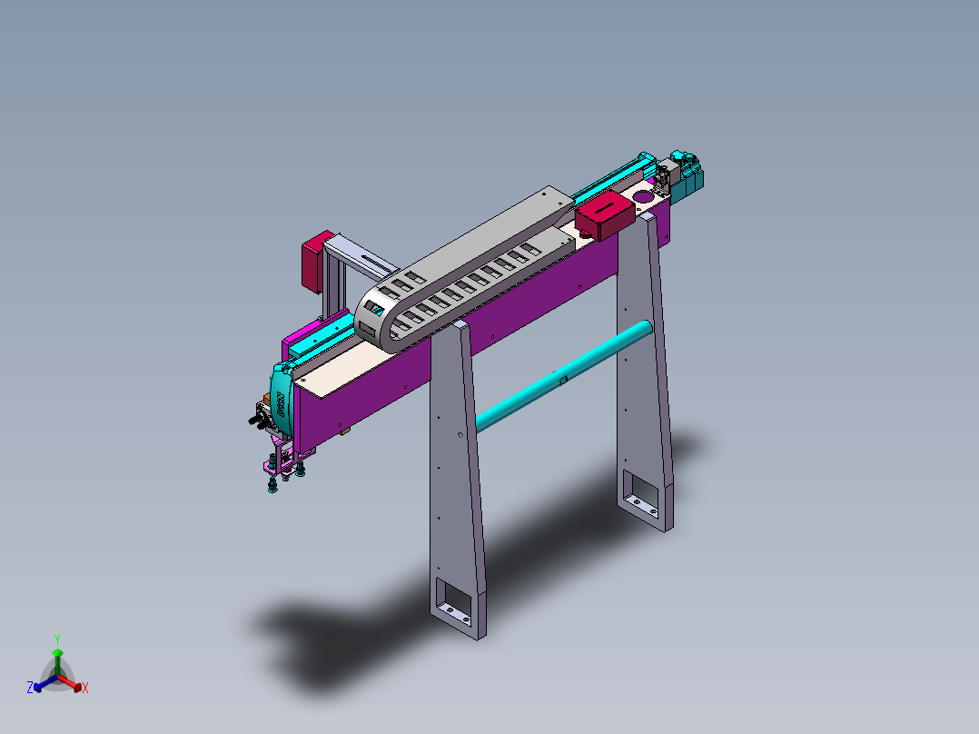 下料机械手正等轴测图