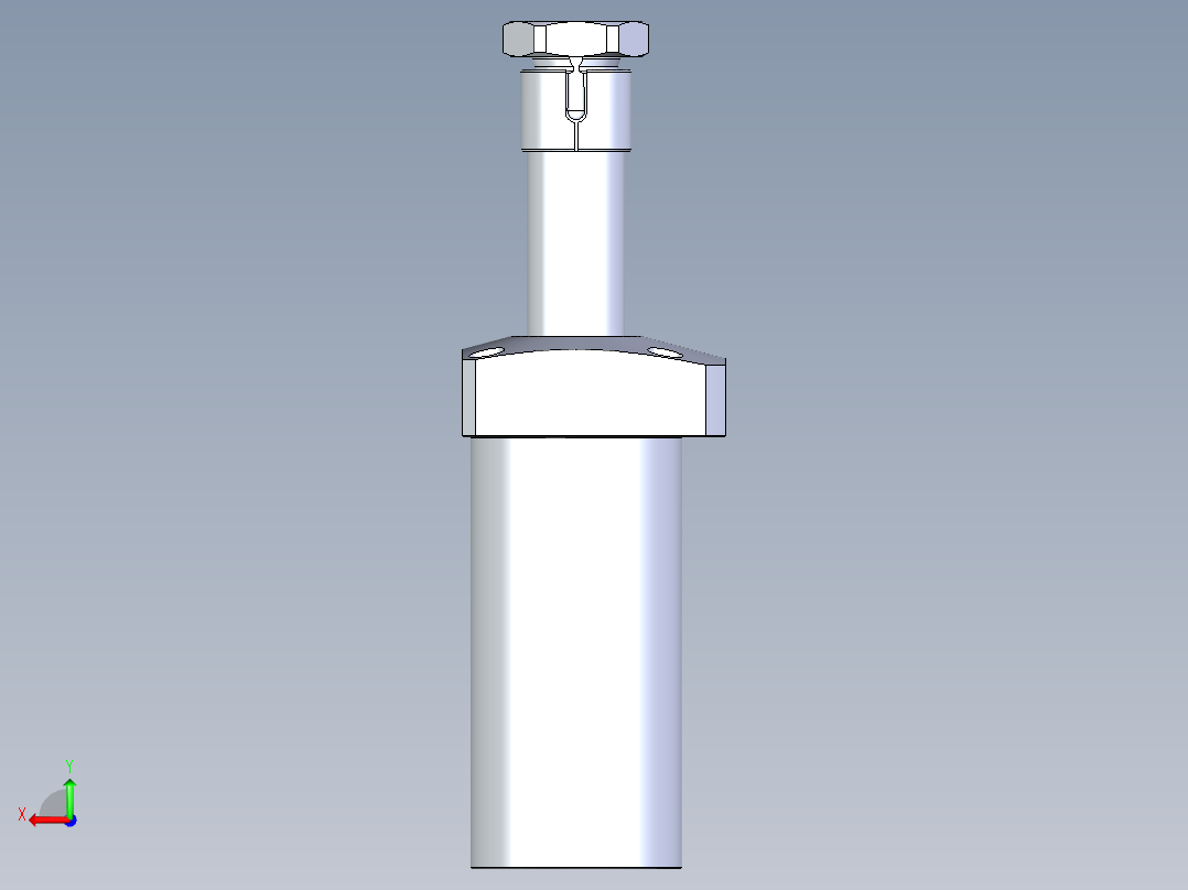 KOSMEKLHA0650-SL-Q40多系列多零件图纸模型后视图