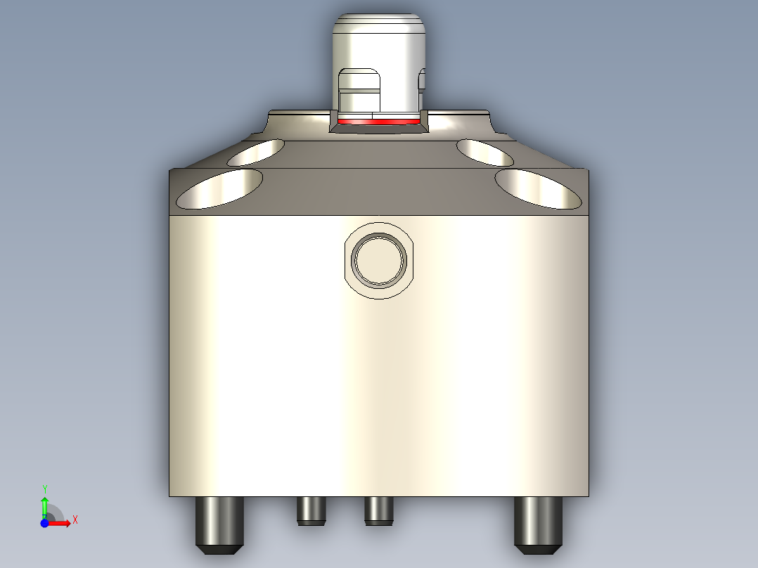 KOSMEKSFA2000-G0N-100多系列多零件图纸模型多系列多零件图纸模型前视图
