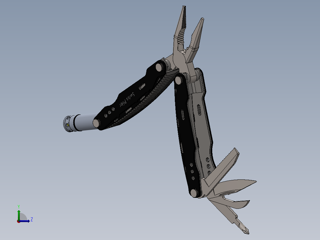 钳子 (35)左视图