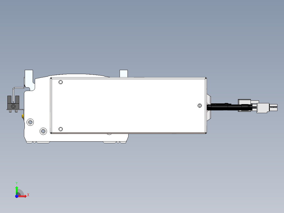 MTH丝杆半封闭模组MT120BS-BL-400W前视图