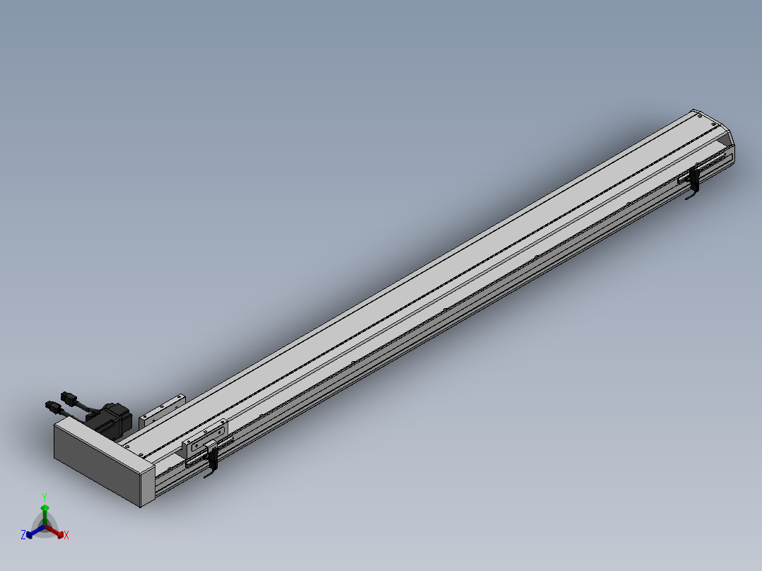 精密模组MY120-T10-1050L-BR-P10B-C4-C正等轴测图