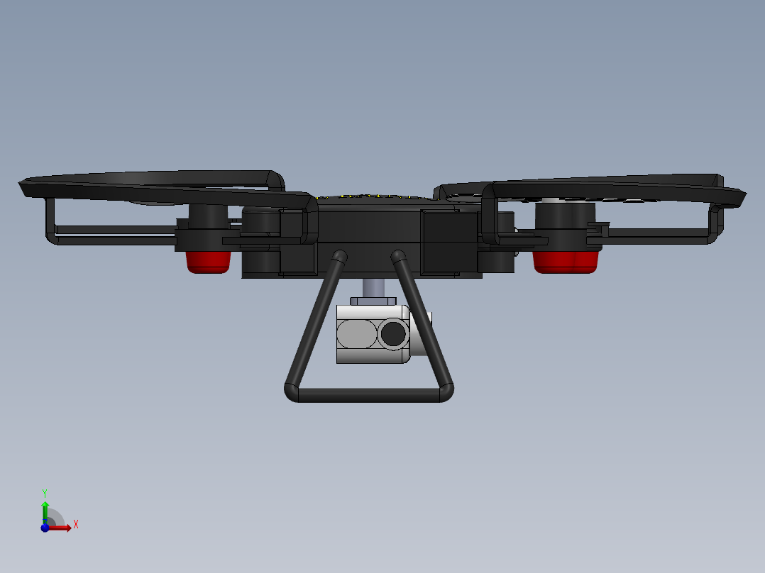 drone-174四轴无人机简易前视图