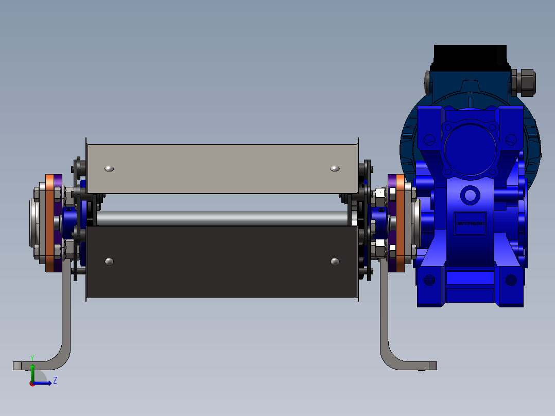 流水线传送带左视图