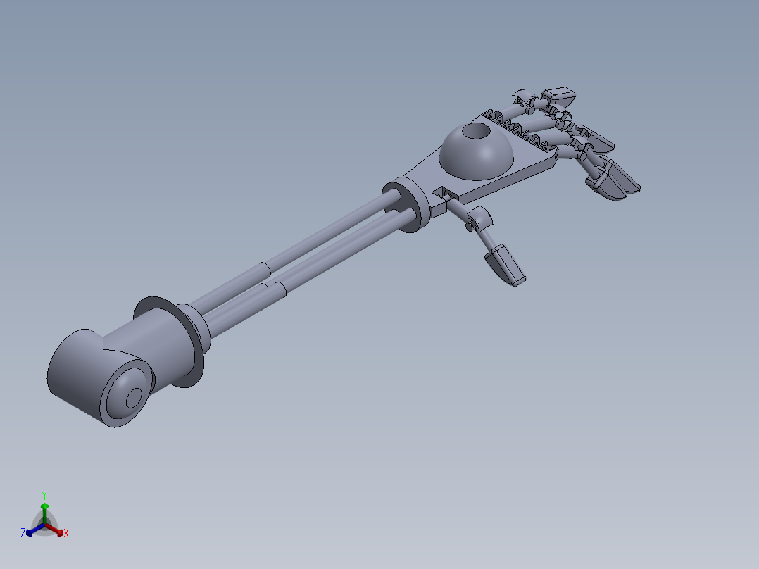 仿生机械手 (50)正等轴测图