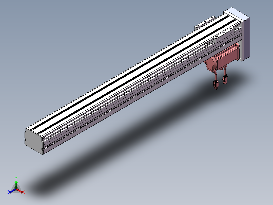 精密模组MY80S-T10-700L-P20B-BM-C4正等轴测图