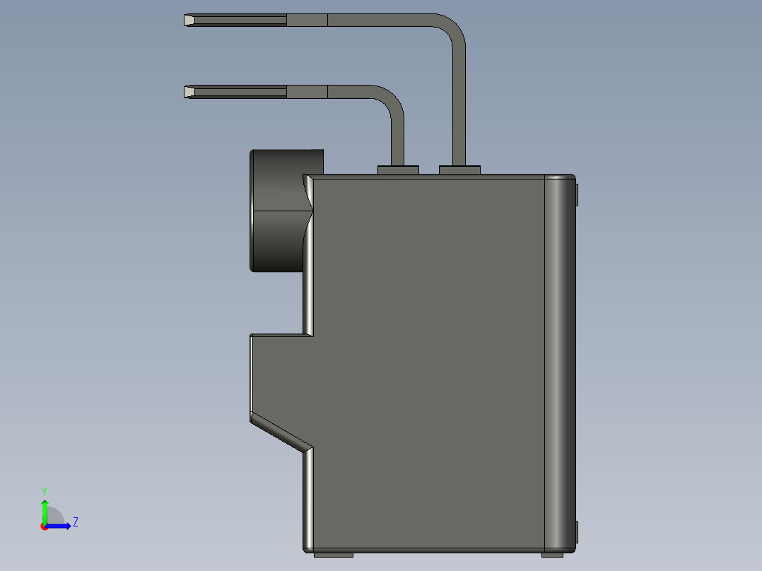 连接器AAUS01AP2-012K024左视图
