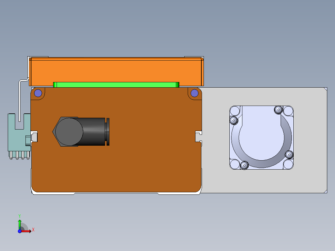 MCH丝杆全封闭MCH12-BR-100W前视图