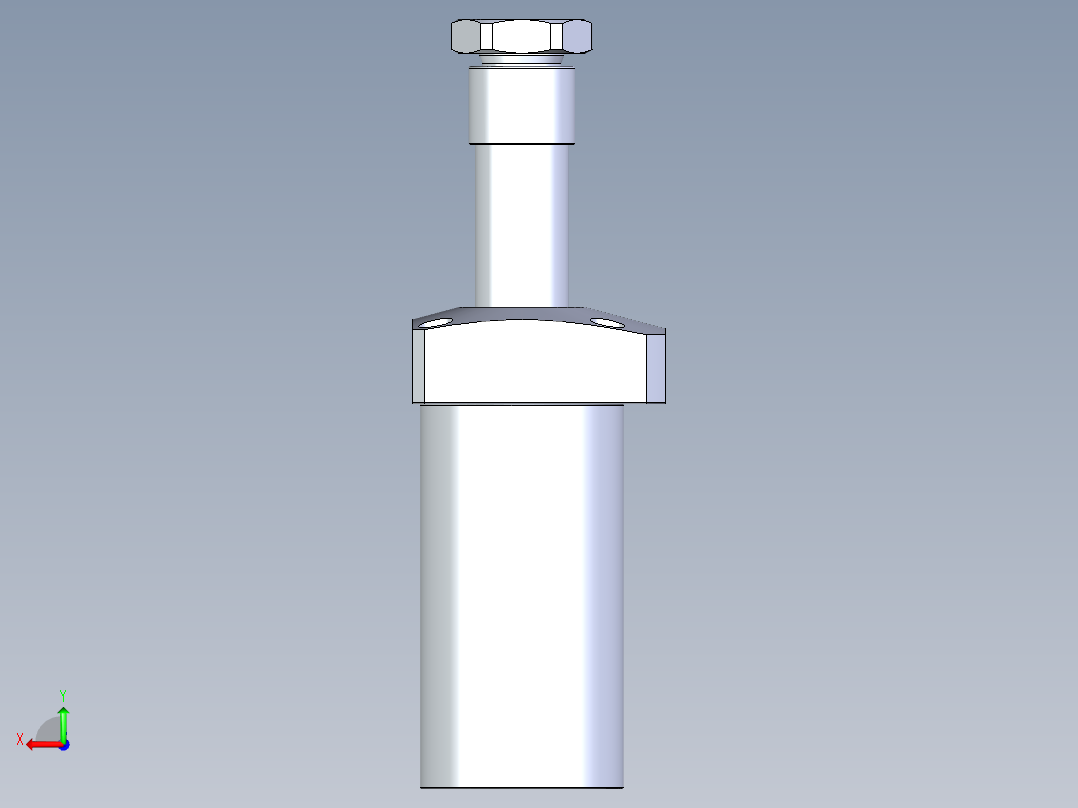KOSMEKLHA0650-SR-Q35多系列多零件图纸模型后视图