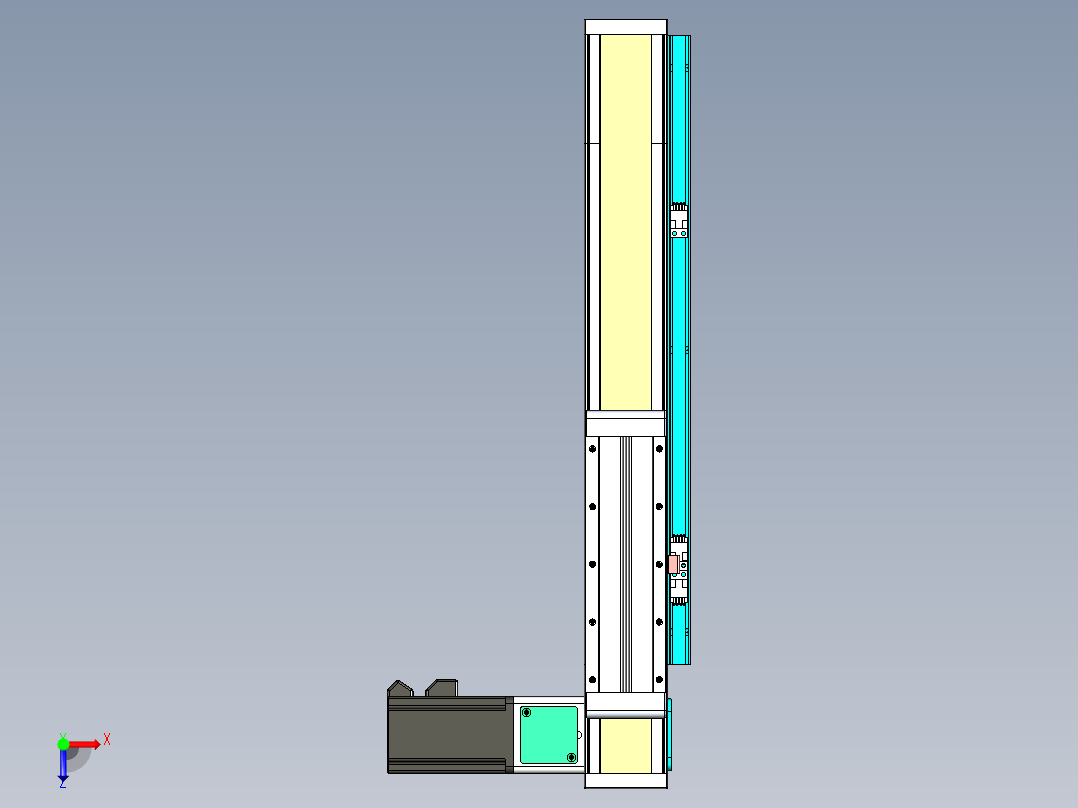 欧规系列-LB6-L130-C-S250-BR-P40-D3俯视图