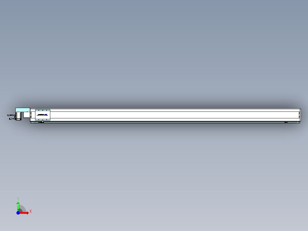 威洛博VBC同步带传动一无尘环境VBC14-L45-S2600-BR-ZP40-C3前视图