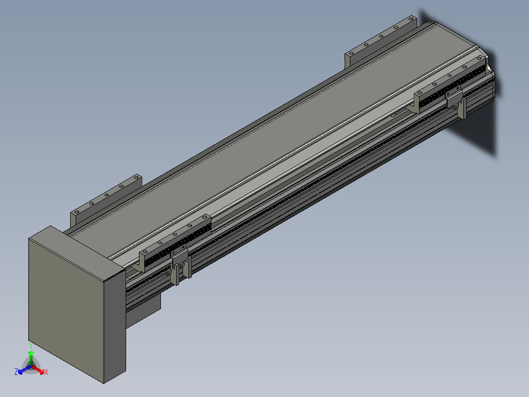 直线模组LHA170-S600-D设计图纸