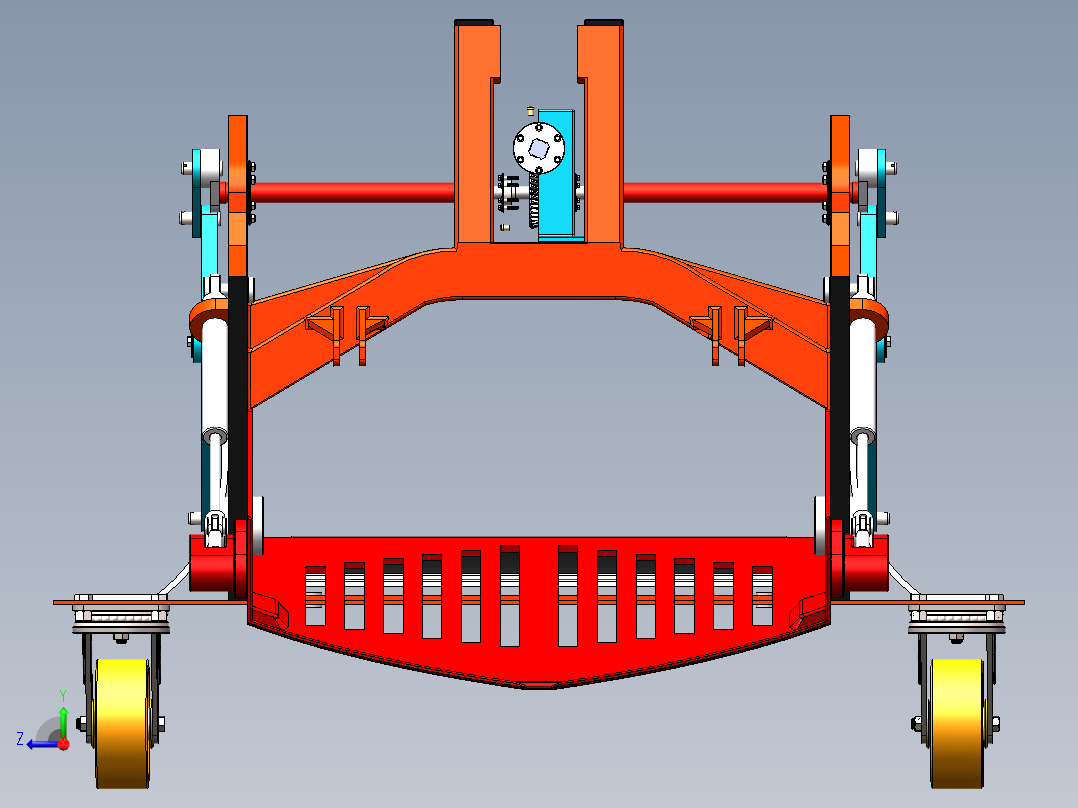 新式小型马铃薯挖掘机右视图
