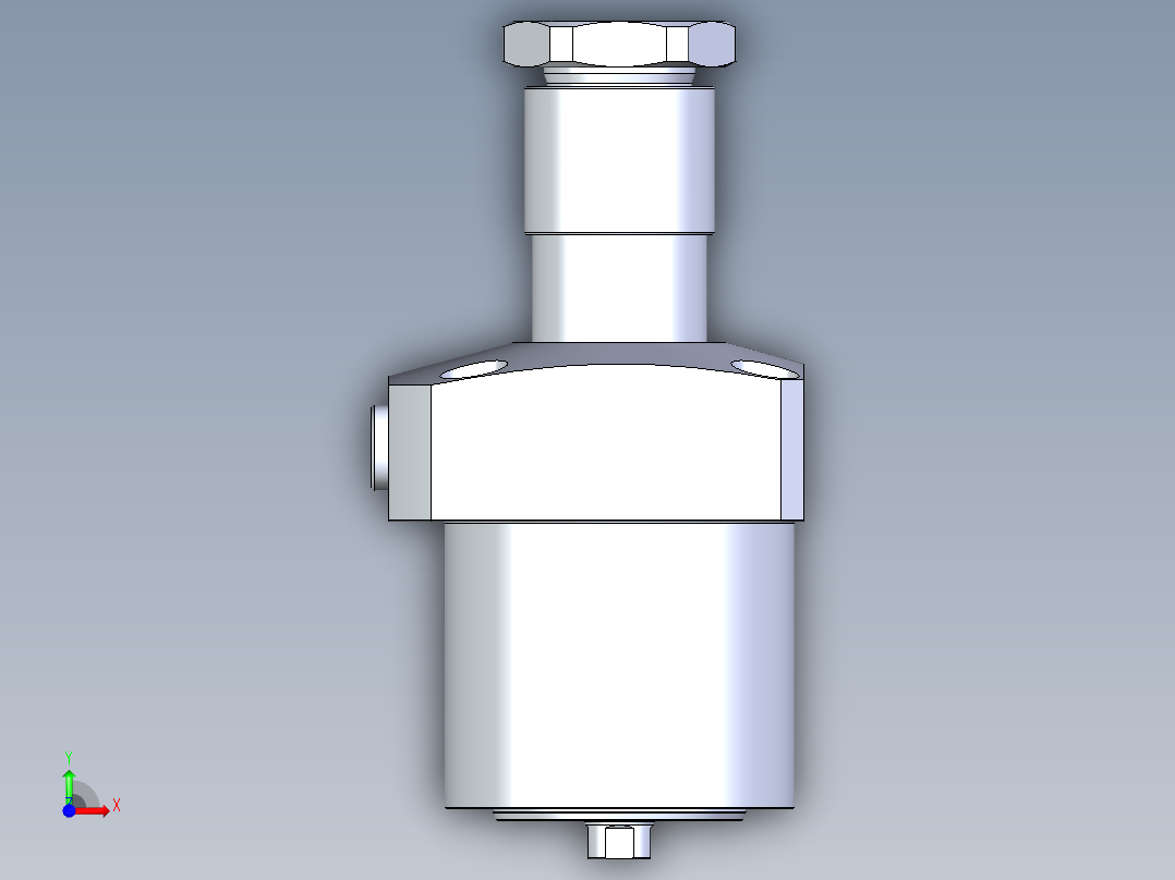 KOSMEKLHA0900-CLD多系列多零件图纸模型前视图