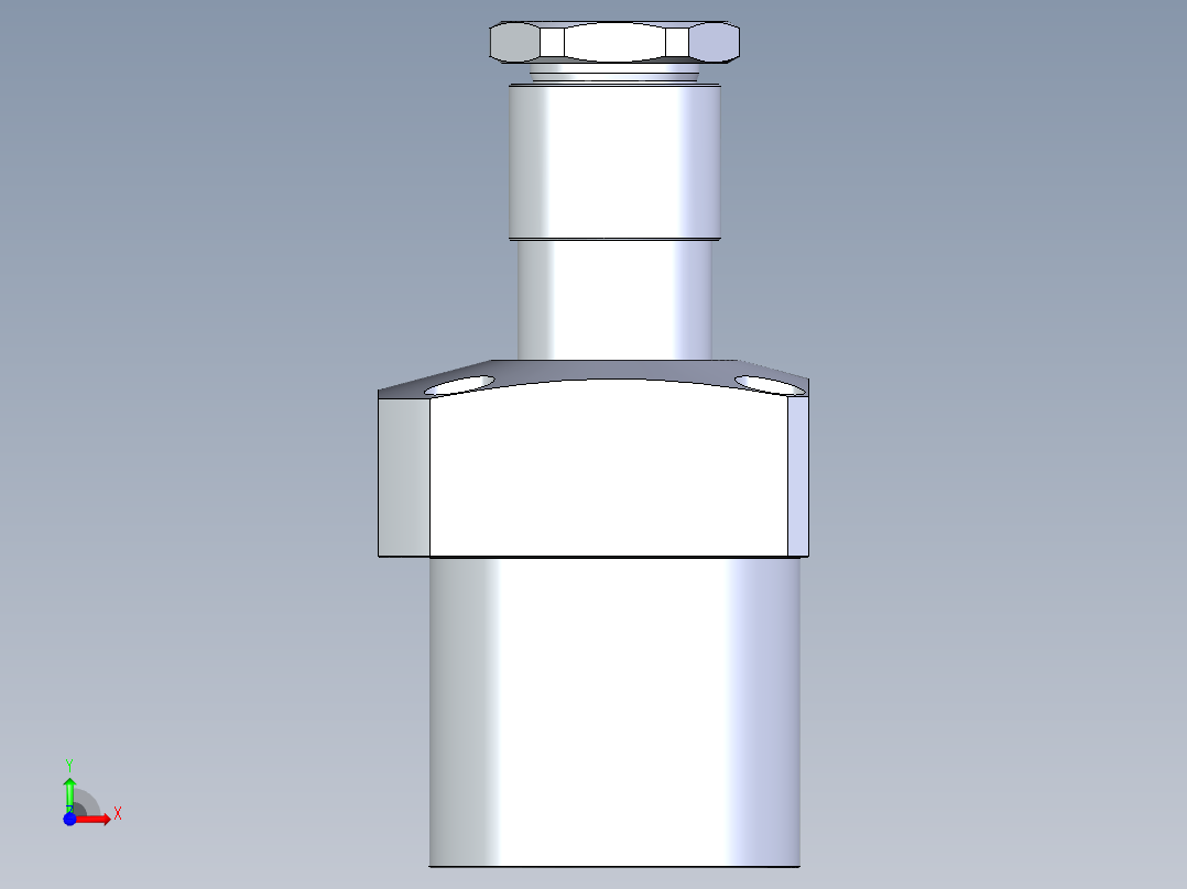 KOSMEKLHA1050-SL多系列多零件图纸模型前视图