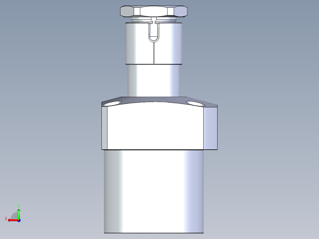 KOSMEKLHA1050-SL多系列多零件图纸模型后视图