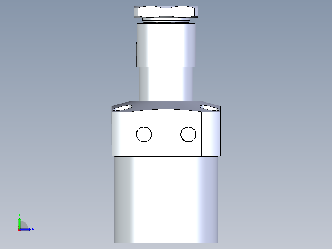 KOSMEKLHA1050-SL多系列多零件图纸模型左视图