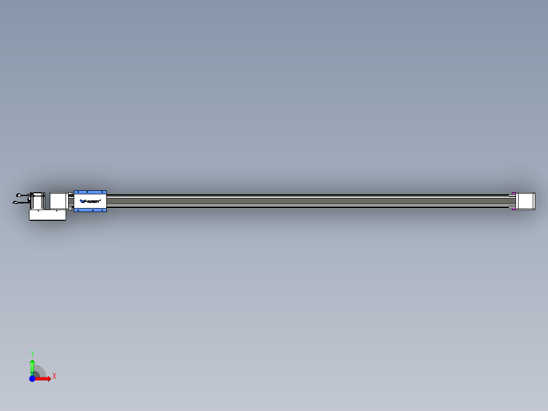 威洛博LB.GB同步带传动--欧规系列GB8-L96-S2200-BL-P75前视图