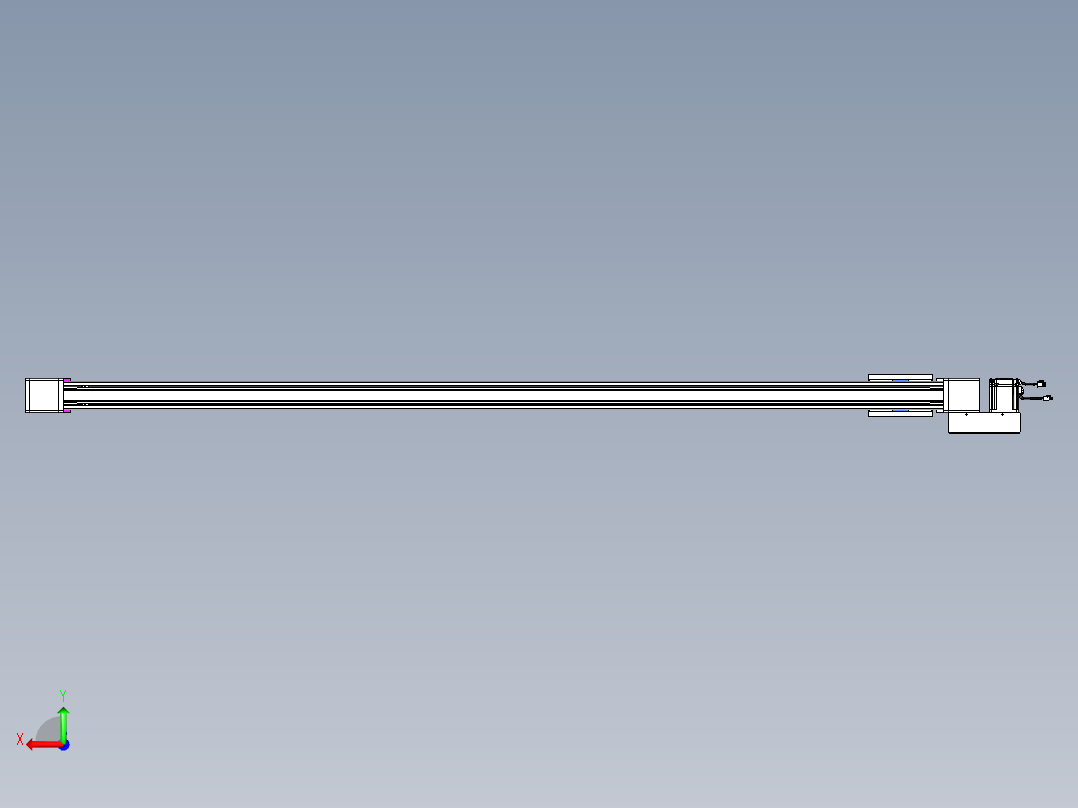 威洛博LB.GB同步带传动--欧规系列GB8-L96-S2200-BL-P75后视图