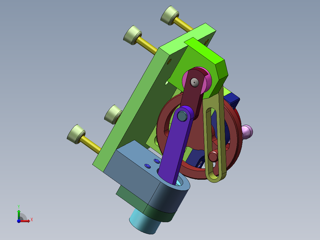 （凹凸模）加工工艺及夹具设计前视图