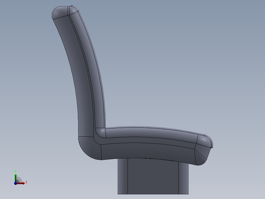 汽车座椅 (23)前视图