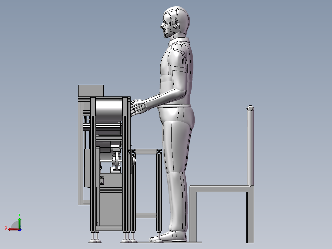 碳素笔分拣后视图