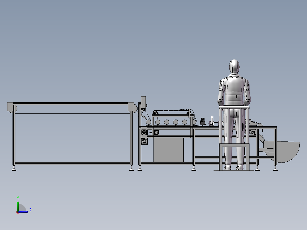 碳素笔分拣左视图