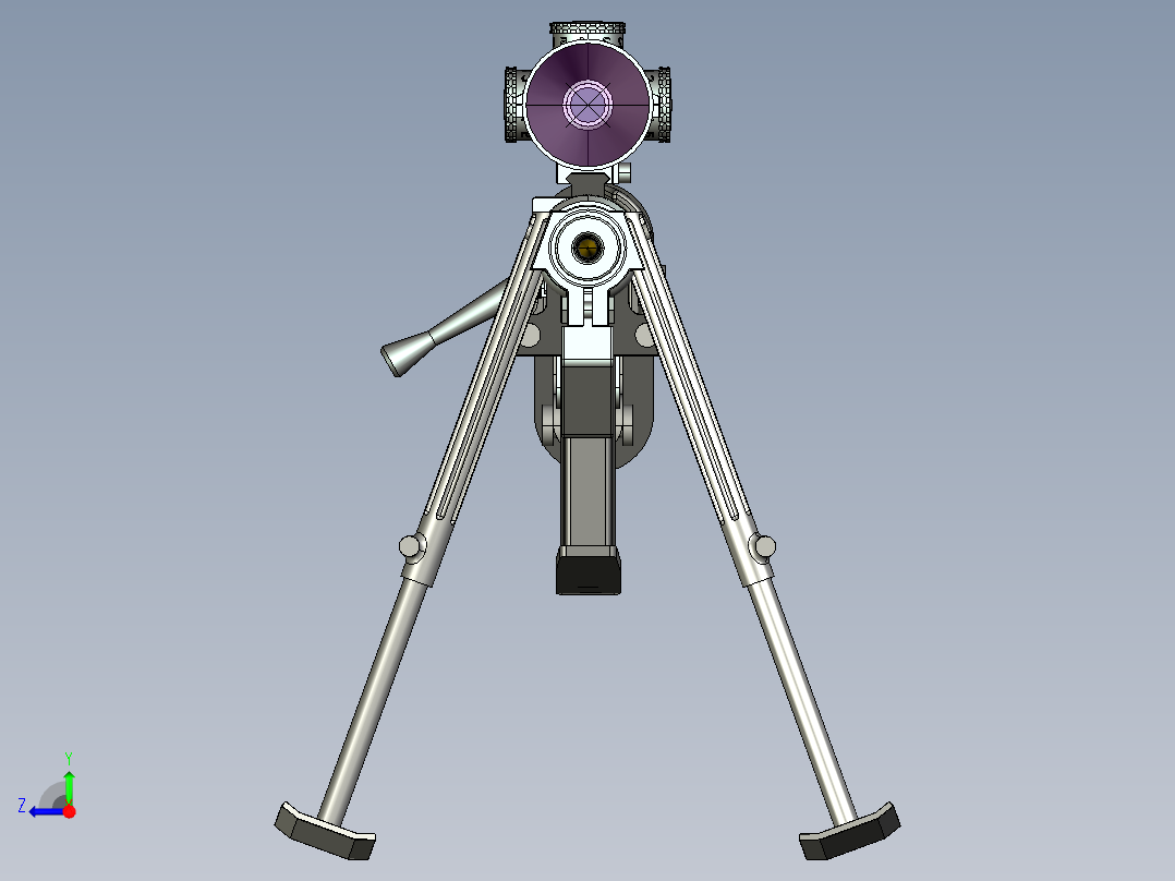 922机械狙击枪PROE设计右视图