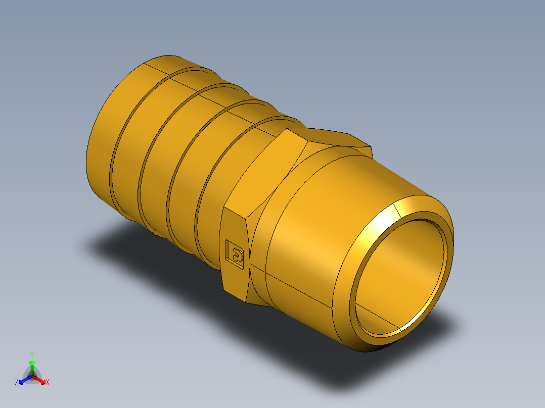 倒齿式工业管接头Hose Barb to Male Pipe 125HBL-16-12