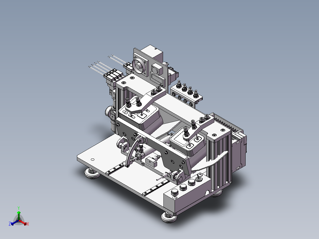 欧姆龙医治设备正等轴测图