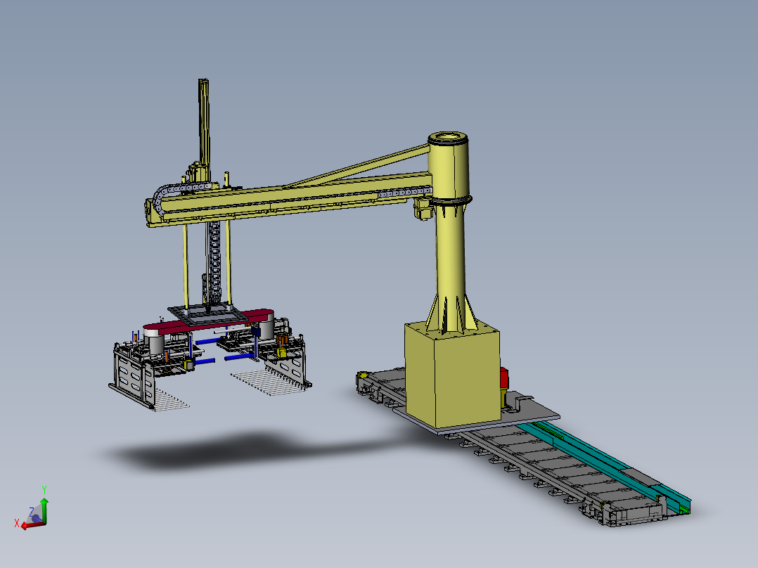 大型木箱的助力搬运<span style='color: red'>机械手</span>