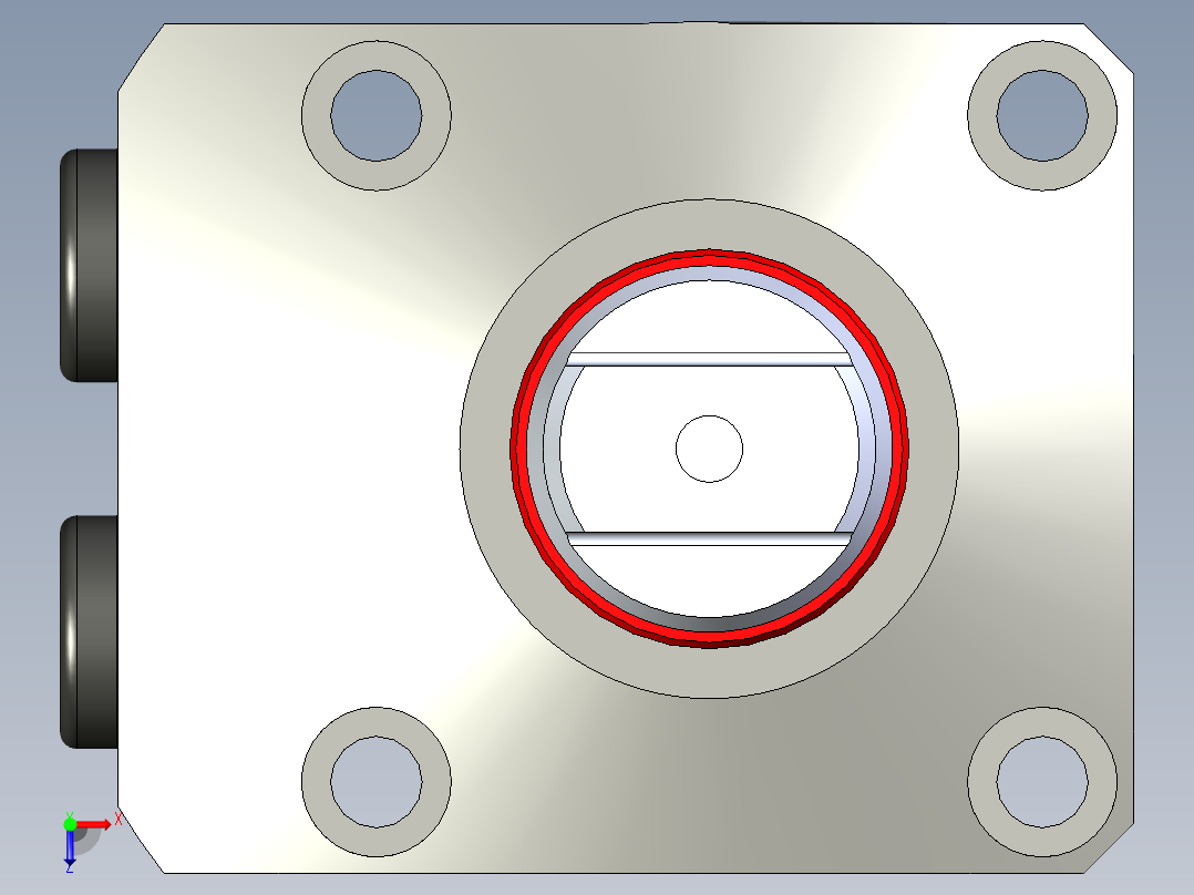 KOSMEKLHS0480-Cx-P多系列多零件图纸模型俯视图