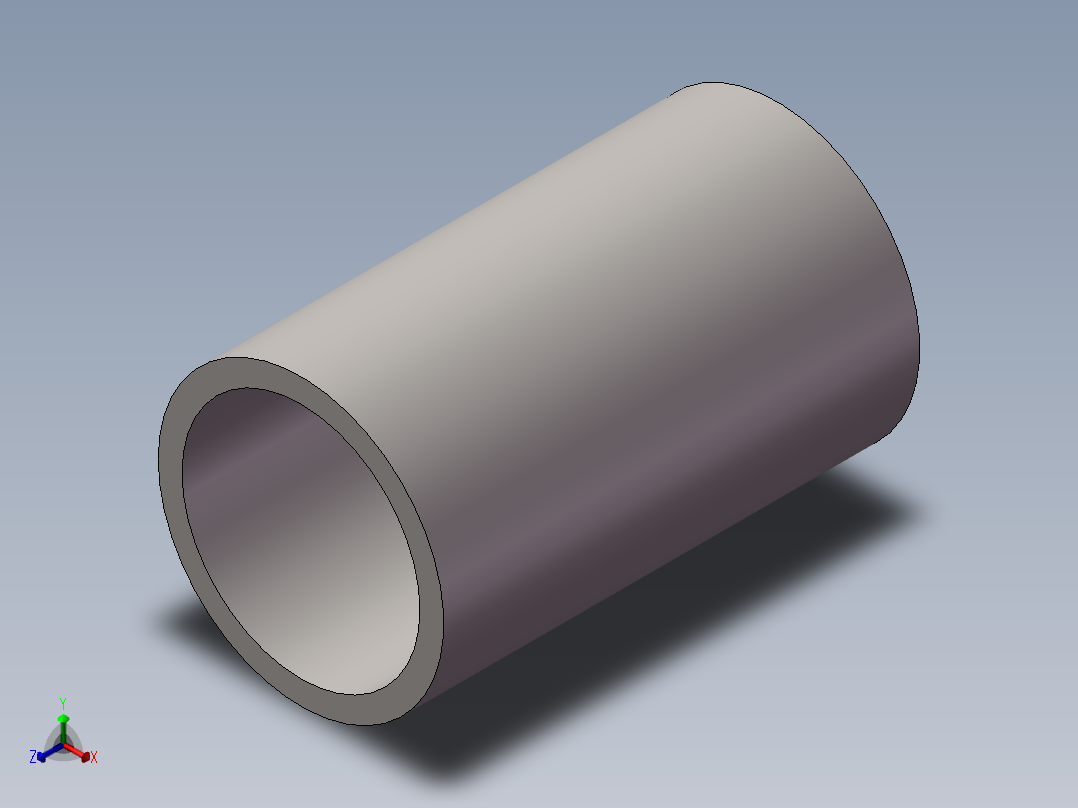 DN50外丝正等轴测图