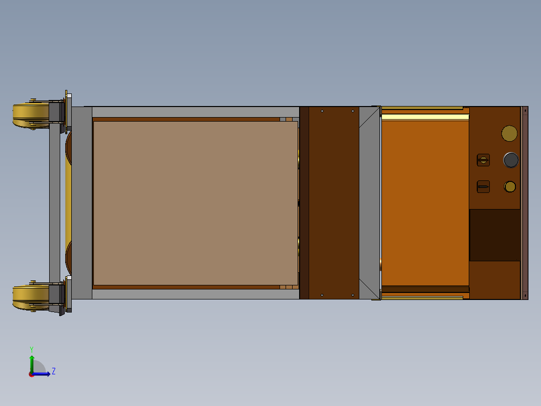 Diaphragm vacuum tester左视图