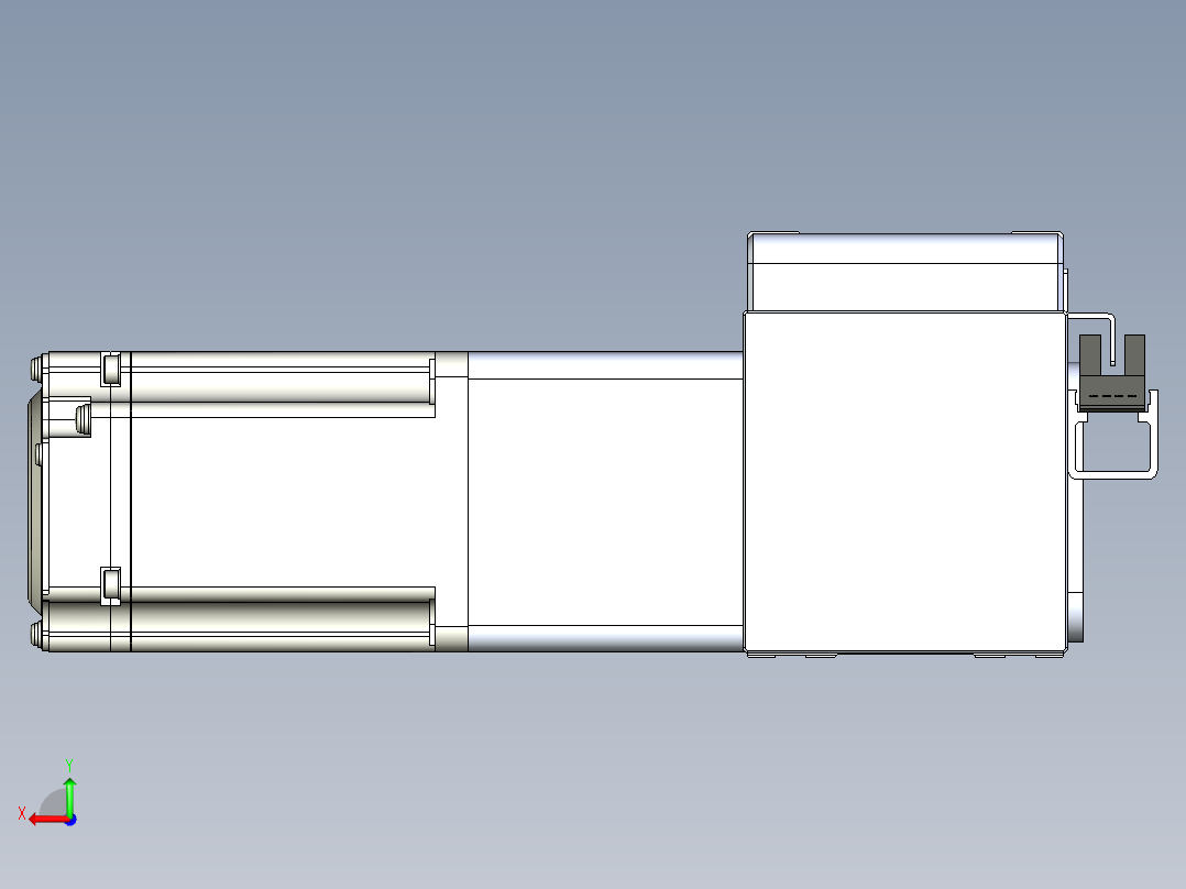 威洛博LB.GB同步带传动--欧规系列LB6A-L130-S700-BL后视图