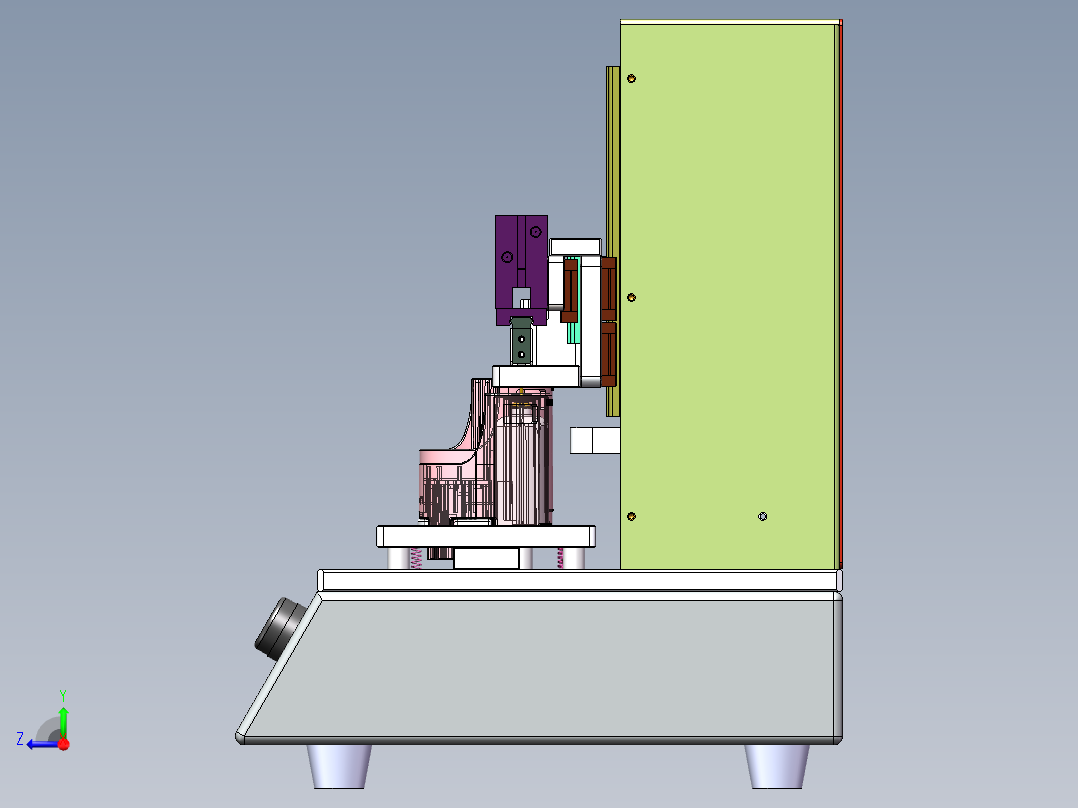 安装胶垫右视图