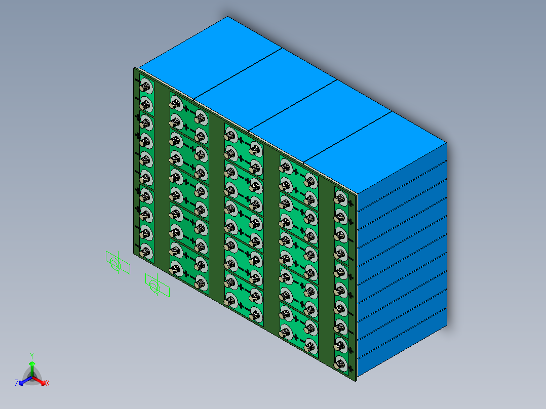 电池样品箱体2024.3.25正等轴测图