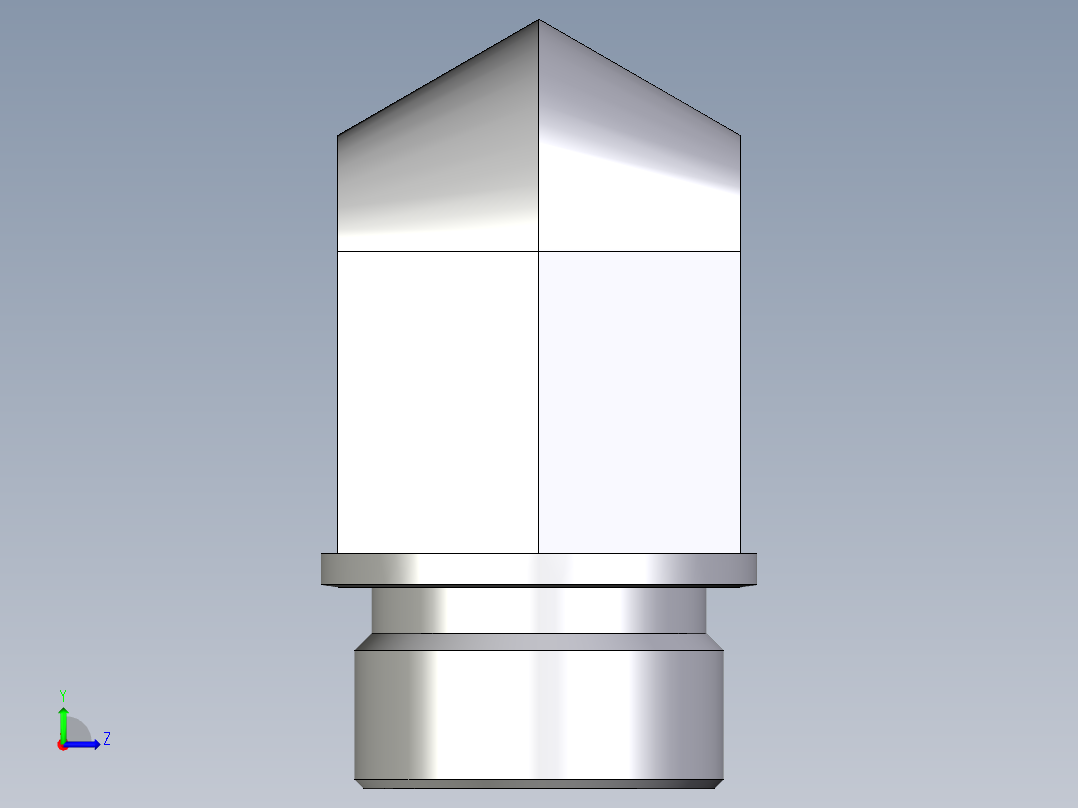 卡套式工业通用硬管接头EO_Male_stud_elbow_WE25SM71X左视图