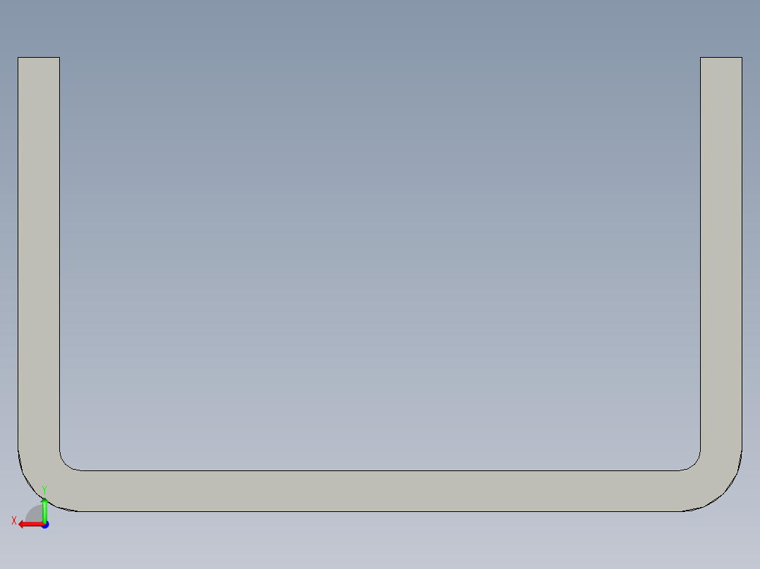 鏈條導位槽CGR-3D多系列多零件图纸模型后视图
