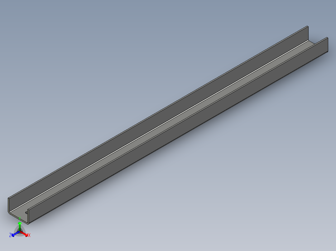 鏈條導位槽CGR-3D多系列多零件图纸模型正等轴测图