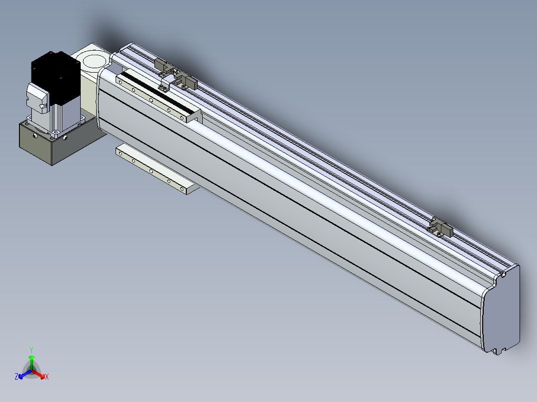 同步带滑台-半封闭B13H-L45-S500-LU-P40-D3