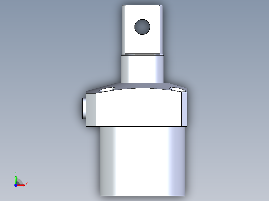 KOSMEKLHA0900-Cx-P_rev1多系列多零件图纸模型前视图